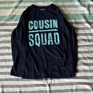 Children’s PLACE  ‘Cousin  Squad' Long Sleeve Shirt